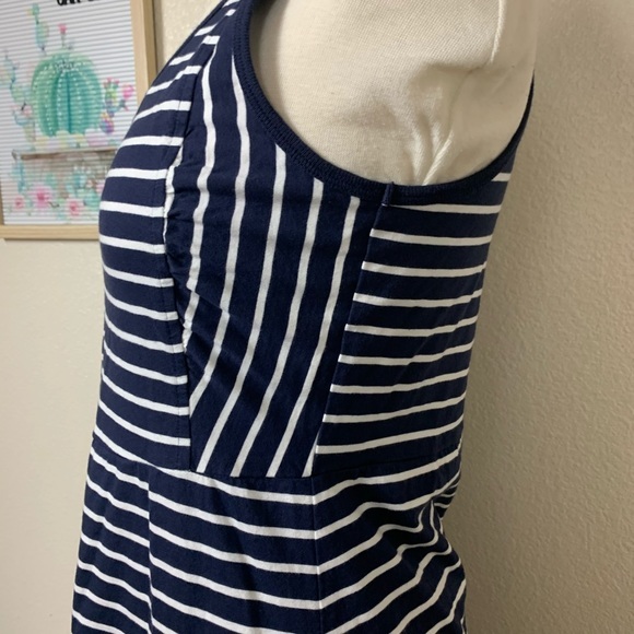 Love Hanna Striped Tank Dress Sz Medium Blue Casual Basic - Picture 4 of 9